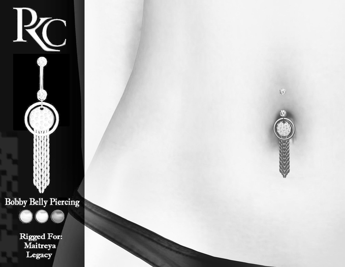 Second Life Marketplace *PKC* Bobby Belly Piercing DEMO